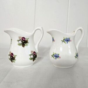 Jubilee Victoria Set of Creamers 3.5" Tall Fine Bone China Made in England